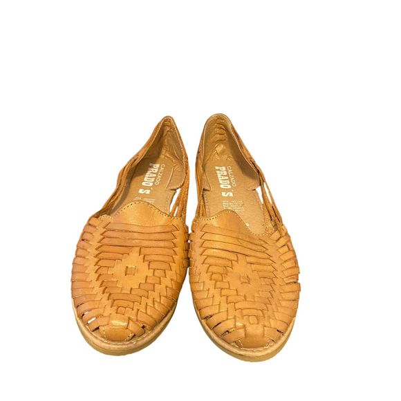 Women's Leather Handwoven Sandals Huarache Artisanal Mexican Handmade Boho Sz 8 - Picture 2 of 10